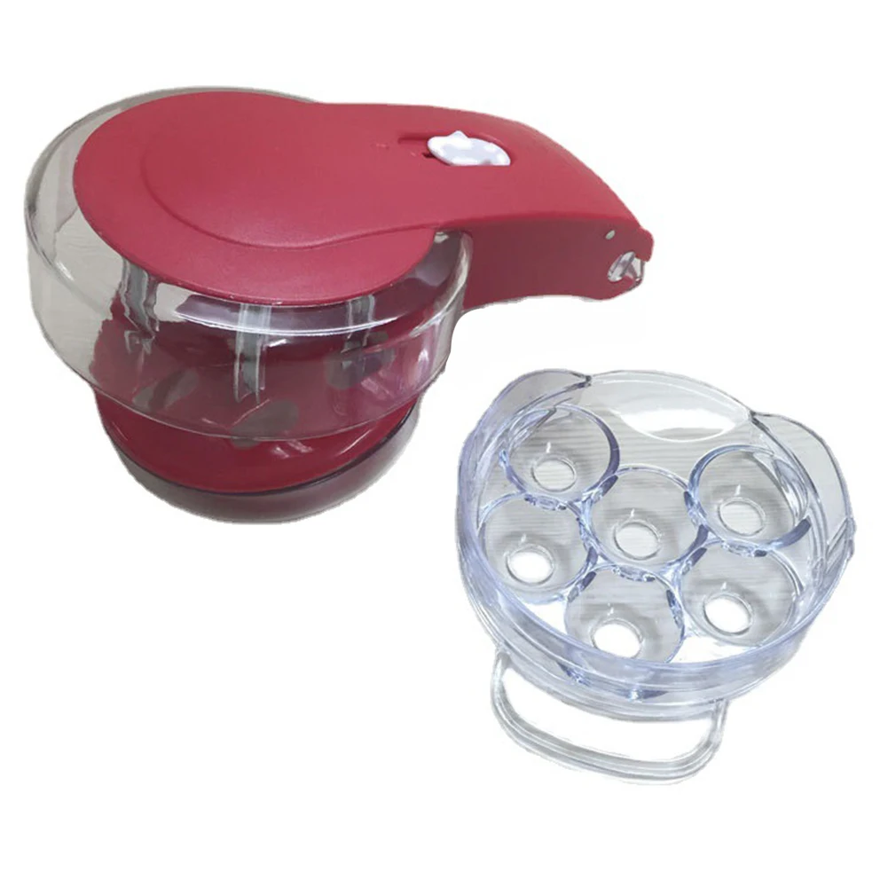 Stainless Steel Cherry Pitter 6 Cherries at Once Easy and Quick Pitting Dishwasher Safe Ergonomic Design for Reduced Hand Strain
Stainless Steel Cherry Pitter 6 Cherries at Once Easy and Quick Pitting Dishwasher Safe Ergonomic Design for Reduced Hand Strain