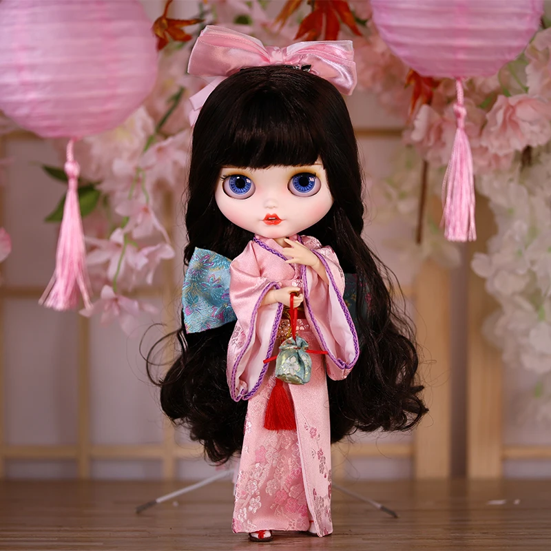 DBS Outfits for 1/6 BJD blyth doll Pink Japanese embroidered kimono suit 30cm azone licca
DBS Outfits for 1/6 BJD blyth doll Pink Japanese embroidered kimono suit 30cm azone licca