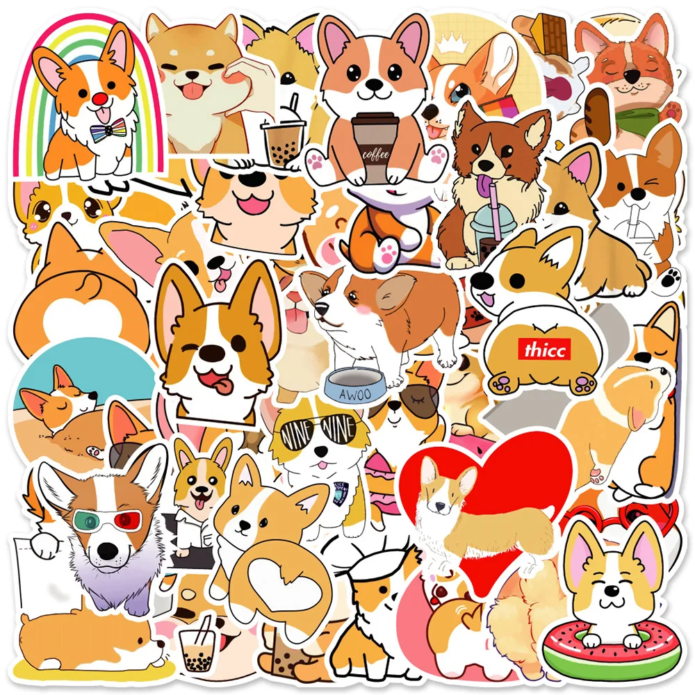 Cartoon Animal Corgi Varied Stickers Car Laptop Skateboard Notebooks Decals Wall Scrapbooking Skate Aesthetic Things Phone Cases 
Cartoon Animal Corgi Varied Stickers Car Laptop Skateboard Notebooks Decals Wall Scrapbooking Skate Aesthetic Things Phone Cases