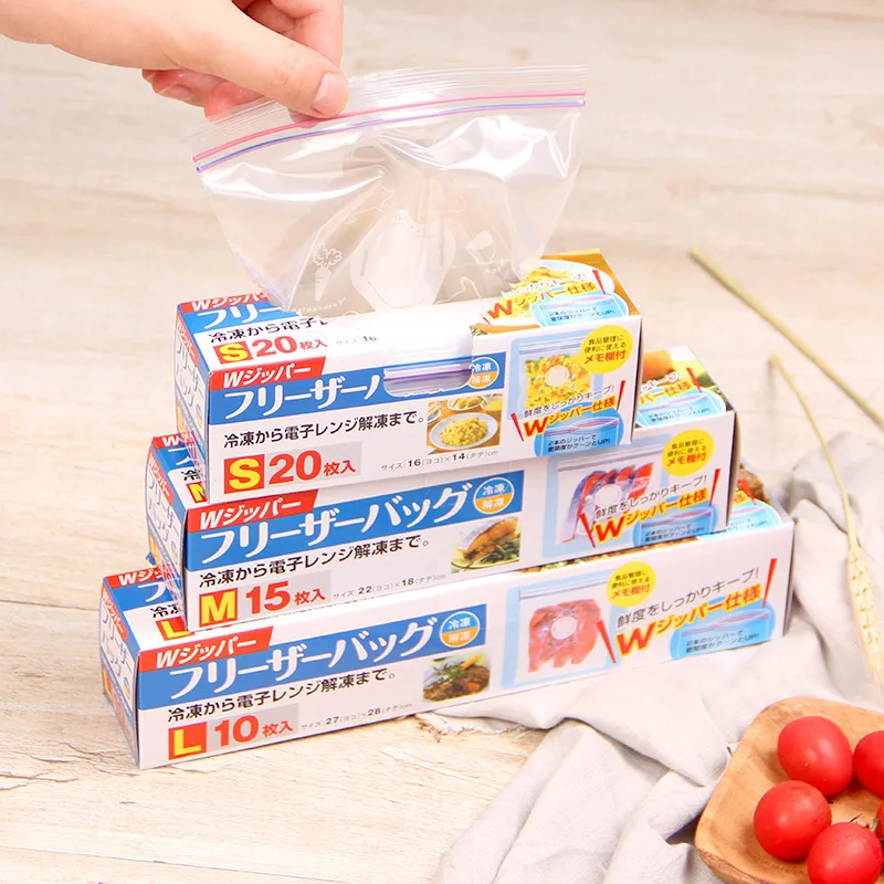 Sealed Fresh-Keeping Bag Transparent Household Food Grade Fruit Vegetable Food Freezing Special Sub Packaging Self Sealing Bag
Sealed Fresh-Keeping Bag Transparent Household Food Grade Fruit Vegetable Food Freezing Special Sub Packaging Self Sealing Bag