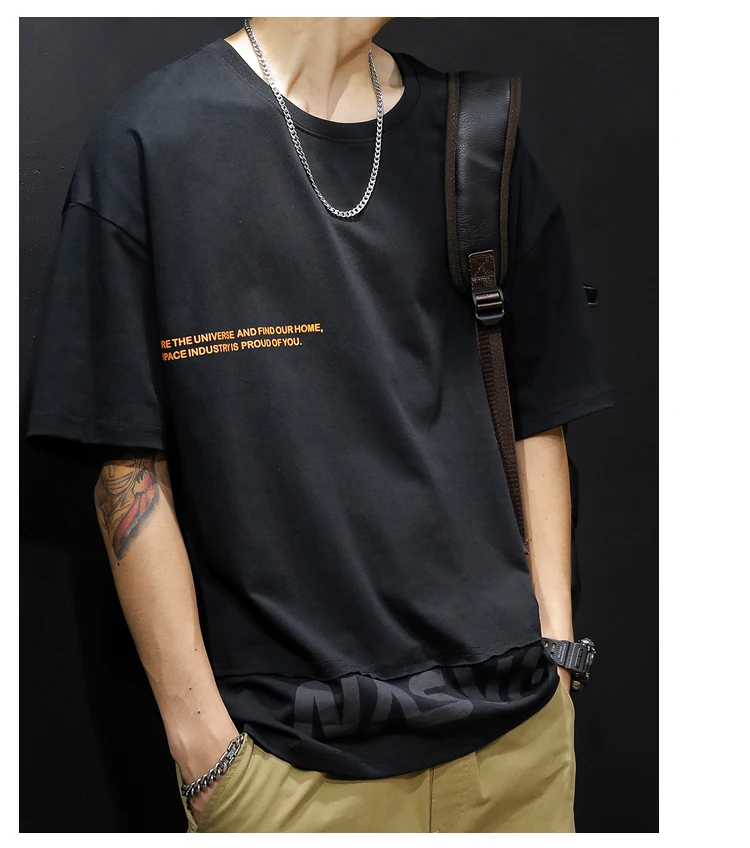 M5832 T-shirt men's short-sleeved trendy brand 2022 new summer loose plus size men's t-shirt
M5832 T-shirt men's short-sleeved trendy brand 2022 new summer loose plus size men's t-shirt