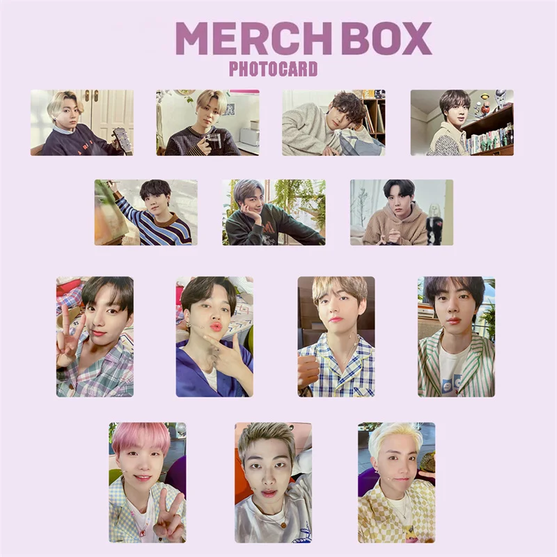 7Pcs/Set Kpop Wholesale Bangtan Boys Lomo Card New MERCH BOX Photo Print Cards Poster Picture Fans Gifts Collection
7Pcs/Set Kpop Wholesale Bangtan Boys Lomo Card New MERCH BOX Photo Print Cards Poster Picture Fans Gifts Collection