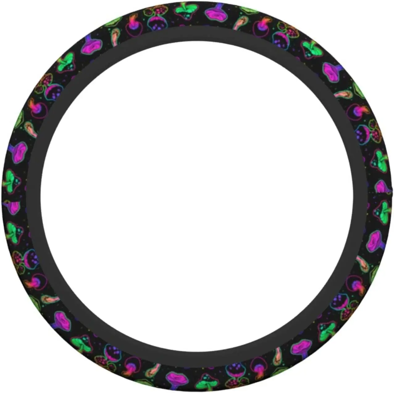 Разноцветные яркие чехлы для руля с грибами, нескользящий неопреновый Универсальный 15-дюймовый защитный чехол для руля, автомобильный чехол
Разноцветные яркие чехлы для руля с грибами, нескользящий неопреновый Универсальный 15-дюймовый защитный чехол для руля, автомобильный чехол