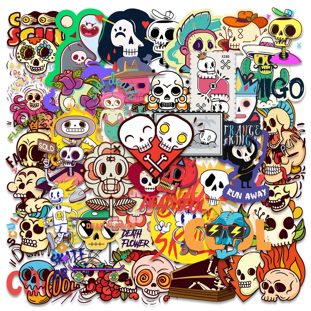 Stickers Halloween Horror Skeletons Notebook Laptop Water Bottle Aesthetic Sticker Toys Car Skates Motorcycle Kids' Luggage
Stickers Halloween Horror Skeletons Notebook Laptop Water Bottle Aesthetic Sticker Toys Car Skates Motorcycle Kids' Luggage