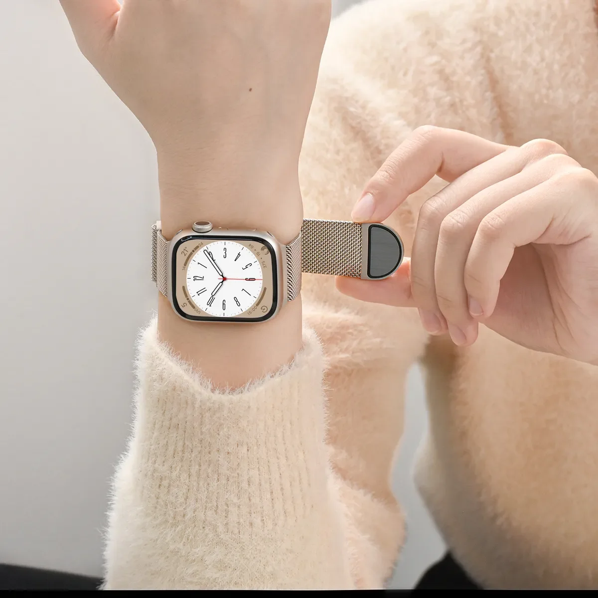 Ремешок «Миланская петля» для Apple watch Band, браслет из нержавеющей стали для iWatch series 8 7 6 se 5 4, 45 мм 41 мм 44 мм 40 мм 49 мм 42 мм
Ремешок «Миланская петля» для Apple watch Band, браслет из нержавеющей стали для iWatch series 8 7 6 se 5 4, 45 мм 41 мм 44 мм 40 мм 49 мм 42 мм