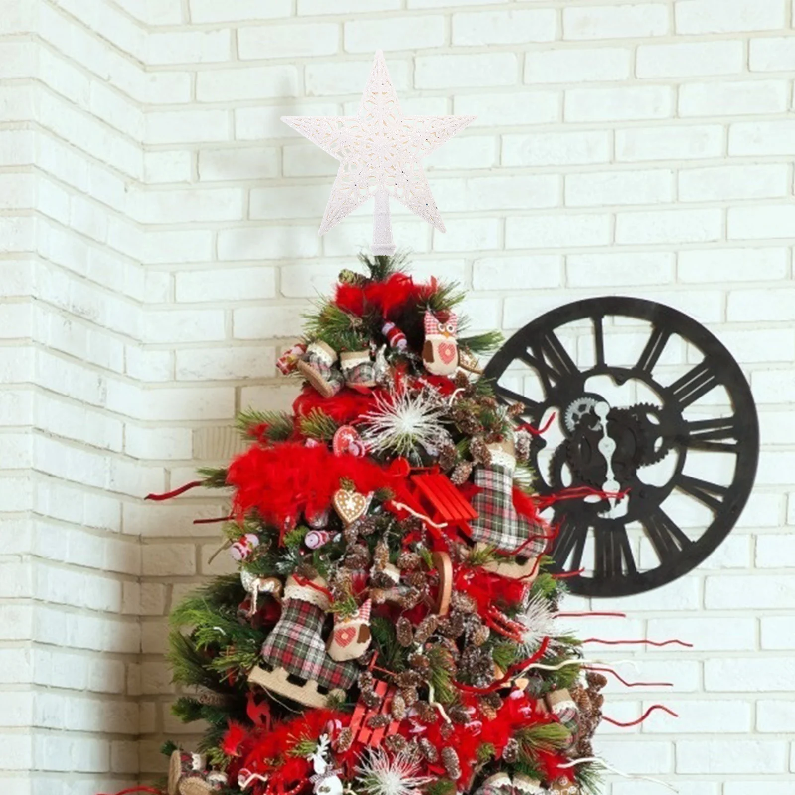 Tree Topper Star Christmas Xmas Treetop Ornament Decor Holiday Glittered Home Decorations Vintage Decorationsparkling Metal
Tree Topper Star Christmas Xmas Treetop Ornament Decor Holiday Glittered Home Decorations Vintage Decorationsparkling Metal