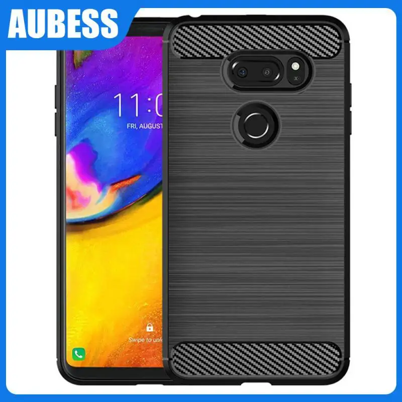 Mobile Shell For LG V35 ThinQ Cover Brushed Carbon Fiber Silicone Anti-fall Soft Shell Shockproof Phone Case Holiday Gift
Mobile Shell For LG V35 ThinQ Cover Brushed Carbon Fiber Silicone Anti-fall Soft Shell Shockproof Phone Case Holiday Gift