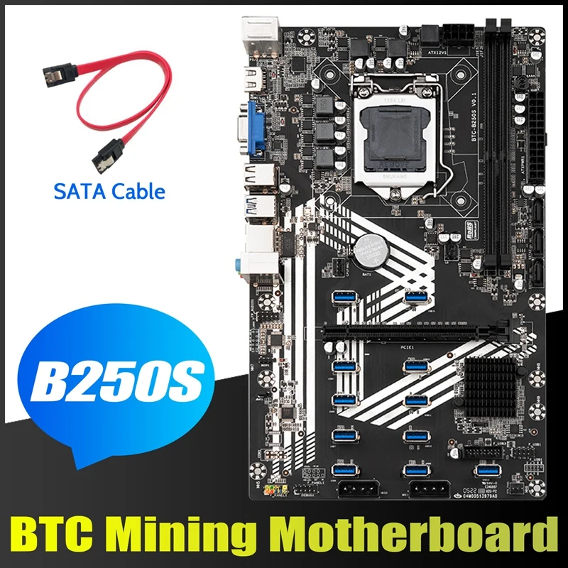 Материнская плата B250S для майнинга BTC + кабель SATA LGA1151 11XUSB3.0 + 1xpcie 16X слот DDR4 SATA 3,0 USB3.0 для материнской платы ETH Miner
Материнская плата B250S для майнинга BTC + кабель SATA LGA1151 11XUSB3.0 + 1xpcie 16X слот DDR4 SATA 3,0 USB3.0 для материнской платы ETH Miner