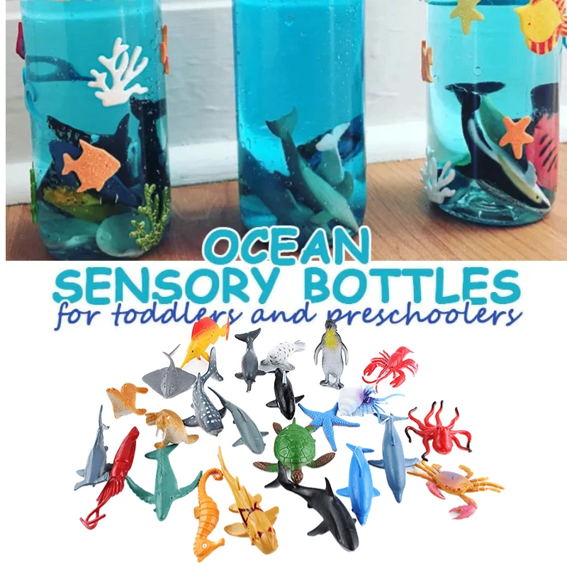 1-3 years old Preschool birthday gift Sea animal Baby toys montessori Sensory bottles Educational learning realia Teaching aid
1-3 years old Preschool birthday gift Sea animal Baby toys montessori Sensory bottles Educational learning realia Teaching aid
