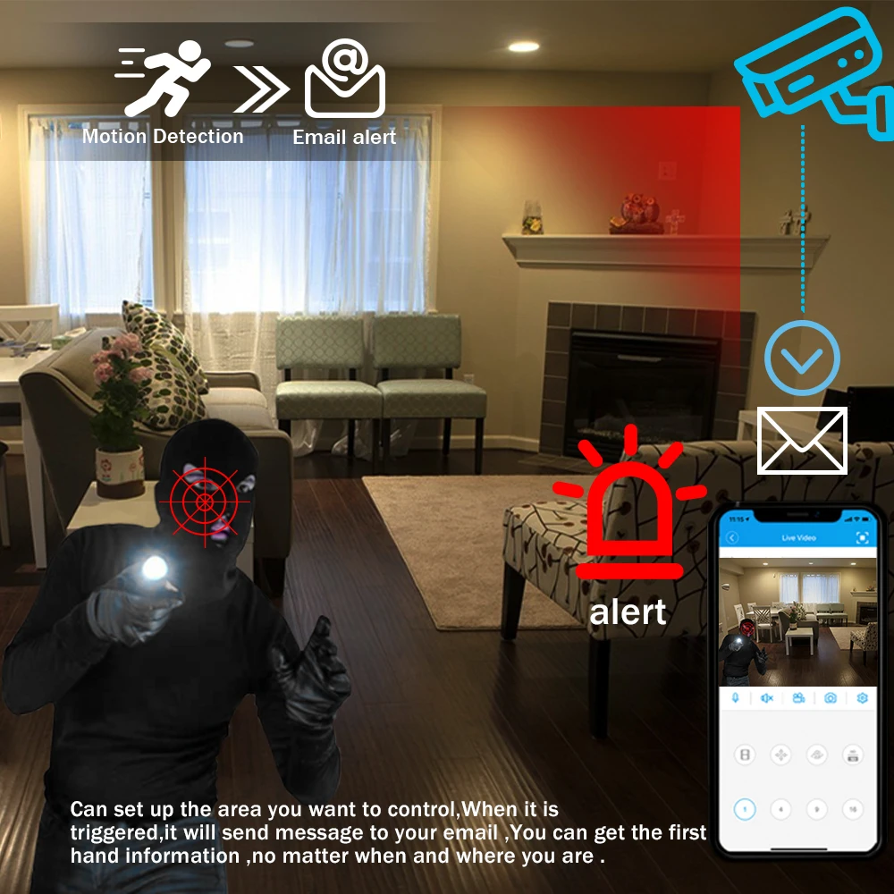 Беспроводная IP-камера с Wi-Fi 4K 8 Мп IMX415 Hikvision совместимая полноцветная функцией