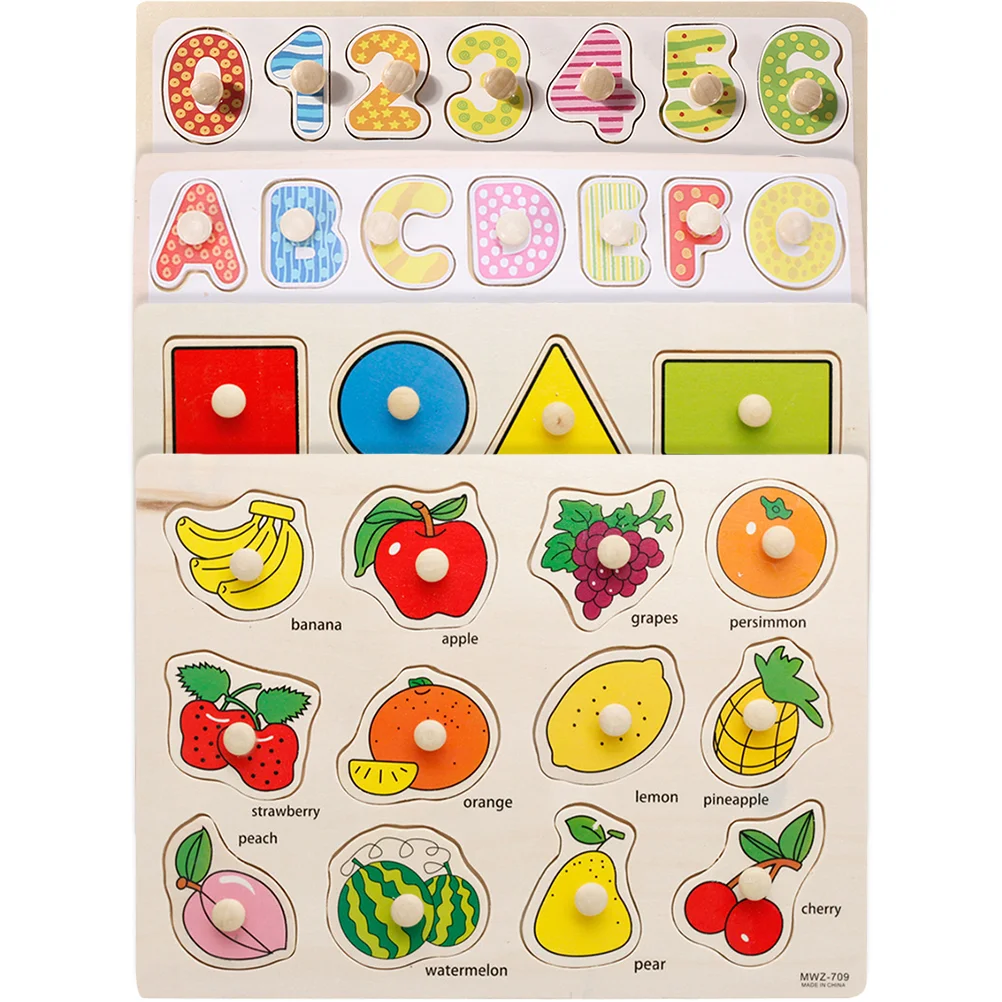 4 Pcs Puzzle Educational Toys 3+ Year Old Toddlers Letter Peg Puzzles 1-3 Personalized Kids Block Wood Number Shapes Ages 3-5
4 Pcs Puzzle Educational Toys 3+ Year Old Toddlers Letter Peg Puzzles 1-3 Personalized Kids Block Wood Number Shapes Ages 3-5