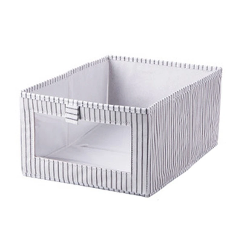 3 Pack Foldable Storage Boxes With Transparent Window,Storage Cubes With Handle,Storage Bins Baskets
3 Pack Foldable Storage Boxes With Transparent Window,Storage Cubes With Handle,Storage Bins Baskets