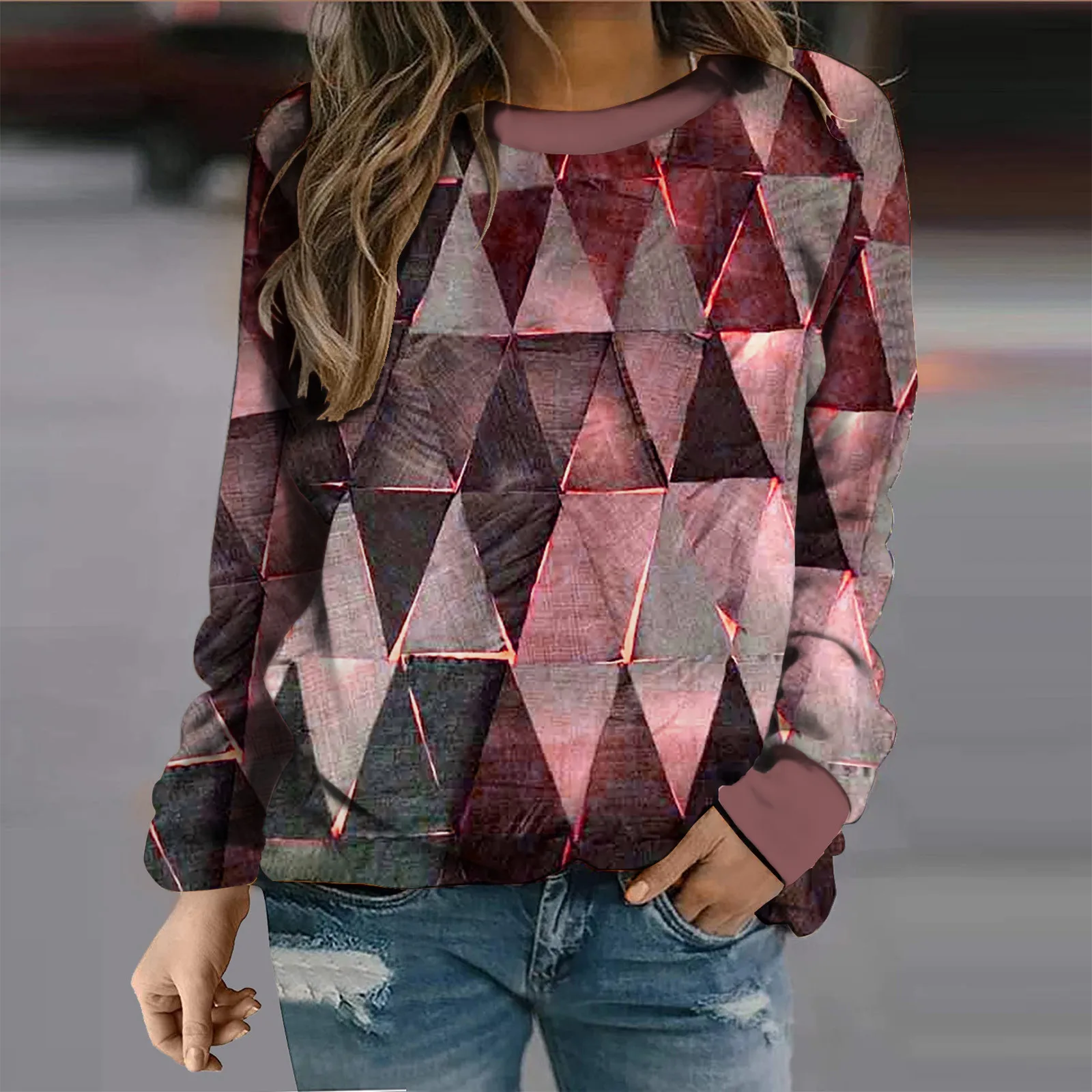 Womens Daily Print O Neck Sweatshirt Round Neck Fit Pullover Tops Casual Long Sleeve Workout Shirts Long Sleeve Black Tunic Top
Womens Daily Print O Neck Sweatshirt Round Neck Fit Pullover Tops Casual Long Sleeve Workout Shirts Long Sleeve Black Tunic Top