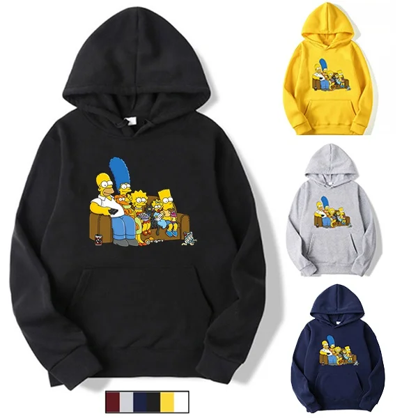 NEW Fashion Design The S-Simpsons Family Hoodies Cozy Fleece Long Sleeve Pullovers Men Women Jogging Swetahsirt Tops
NEW Fashion Design The S-Simpsons Family Hoodies Cozy Fleece Long Sleeve Pullovers Men Women Jogging Swetahsirt Tops