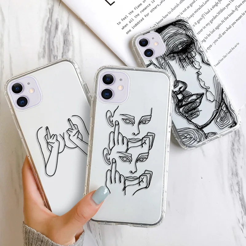 Clear Case For iPhone 13 Pro Max Case Aesthetic Funda iPhone 11 Funda iPhone XR XS Max 12 Mini 7 8 Plus 6 6S SE 2020 Back Covers
Clear Case For iPhone 13 Pro Max Case Aesthetic Funda iPhone 11 Funda iPhone XR XS Max 12 Mini 7 8 Plus 6 6S SE 2020 Back Covers