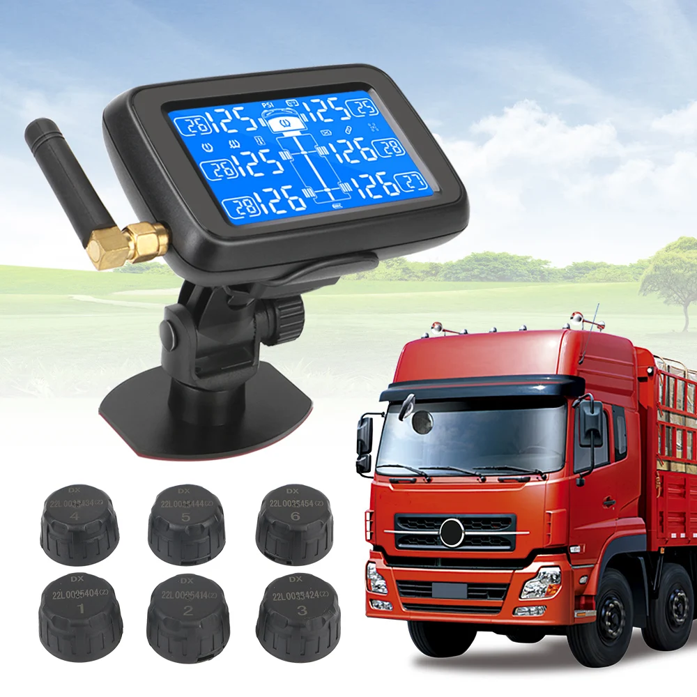 6 Sensors TPMS Truck Tire Pressure Monitoring System Tyre Diagnostic Tools Caravan BUS Oversize Vehicle Camping Car Accessories
6 Sensors TPMS Truck Tire Pressure Monitoring System Tyre Diagnostic Tools Caravan BUS Oversize Vehicle Camping Car Accessories