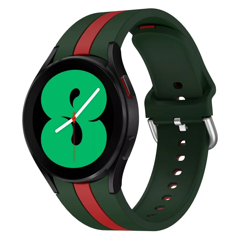 For Samsung Galaxy Watch 4 Silicone Strap 40mm 44mm For Samsung Galaxy 4 Classic 42mm 46mm Silver Buckle Bracelet
For Samsung Galaxy Watch 4 Silicone Strap 40mm 44mm For Samsung Galaxy 4 Classic 42mm 46mm Silver Buckle Bracelet