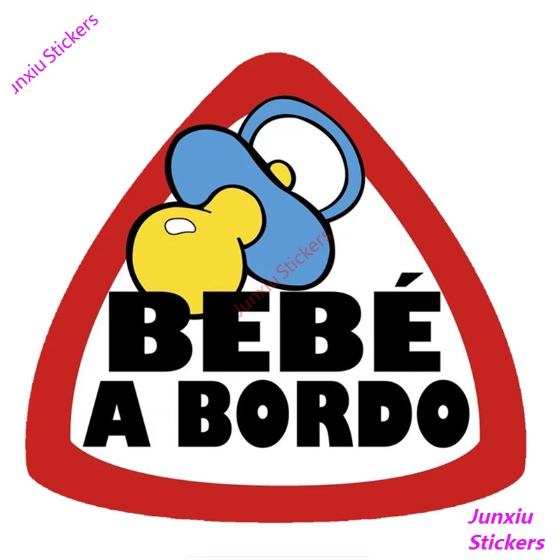 Cute Baby on Board Spanish Bebe A Bordo Car Sticker Colorful Decals Ccar Accessories Bumper Truck Camper Fine Decal PVC14x13cm
Cute Baby on Board Spanish Bebe A Bordo Car Sticker Colorful Decals Ccar Accessories Bumper Truck Camper Fine Decal PVC14x13cm