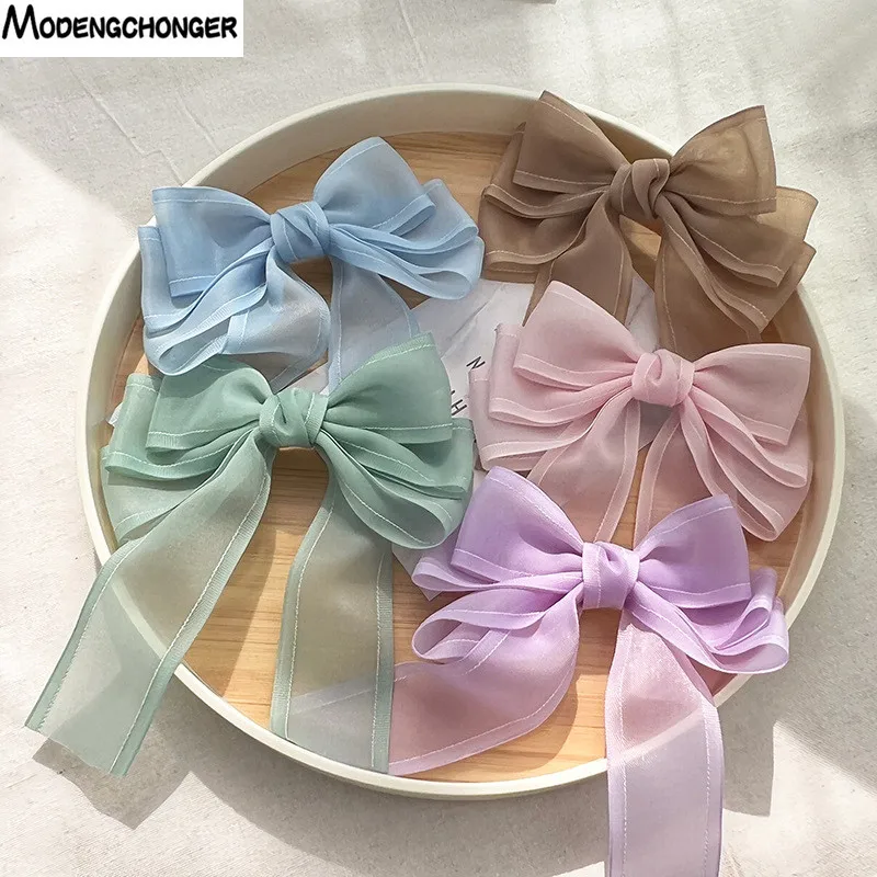 2021New Fashion Three Layer Bow Hairpin Super Fairy Mesh Streamer Barrette Bow For Woman Girl Hairclip Headwear Hair Accessories
2021New Fashion Three Layer Bow Hairpin Super Fairy Mesh Streamer Barrette Bow For Woman Girl Hairclip Headwear Hair Accessories