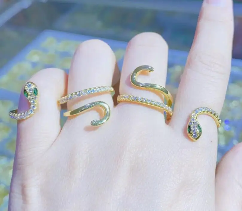 1pcs Enamel snake Rings Zircon Jewelry Ring Layer Metal Rings Accessories Jewelrys For Women Rings Adjustable Stackable f3sw
1pcs Enamel snake Rings Zircon Jewelry Ring Layer Metal Rings Accessories Jewelrys For Women Rings Adjustable Stackable f3sw