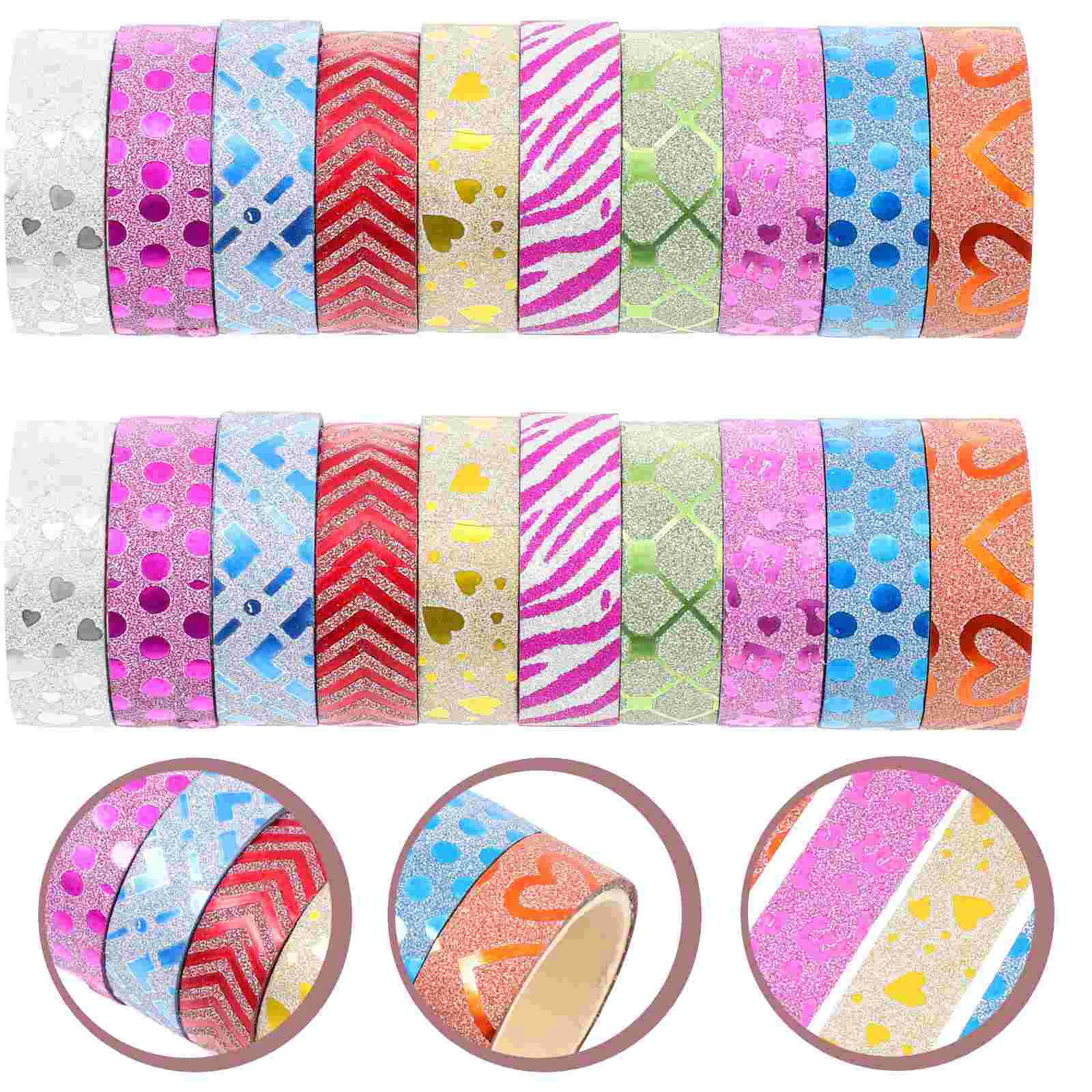 20Pcs Tapes Craft Wrapping Tape Gift Decoratinon Tape Bronzing Washi Tape Adhesive Tape Paper Washi Tape
20Pcs Tapes Craft Wrapping Tape Gift Decoratinon Tape Bronzing Washi Tape Adhesive Tape Paper Washi Tape