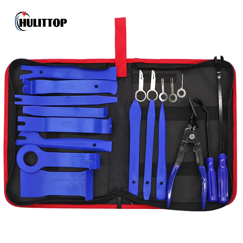 19 Pcs Hand Tool Removal Tool Kit Car Panel Tool Disassembly Tool Set Car Door Panel Removal Tool Audio Disassembly Tool Kit
19 Pcs Hand Tool Removal Tool Kit Car Panel Tool Disassembly Tool Set Car Door Panel Removal Tool Audio Disassembly Tool Kit