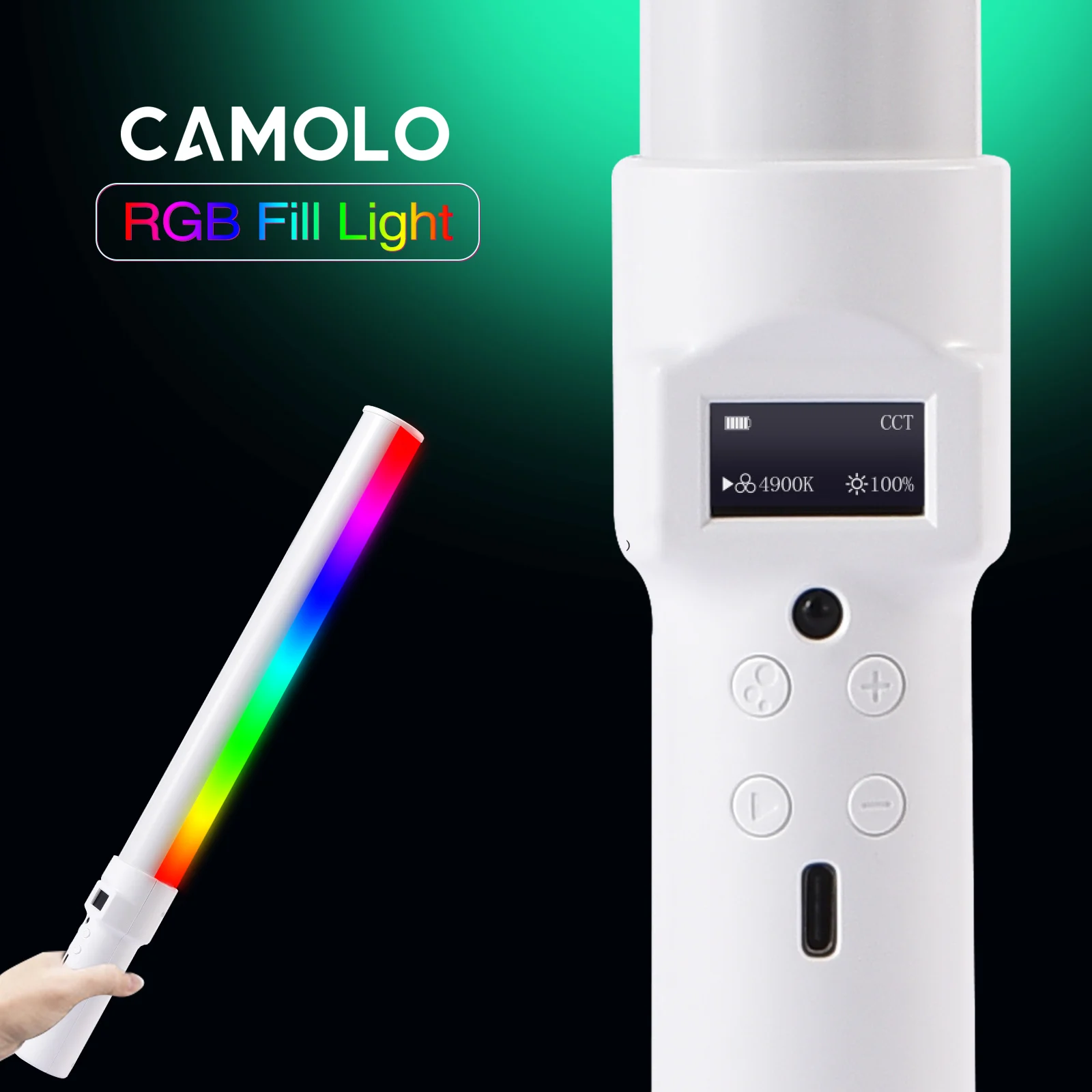 Upgrade RGB Stick Light Wand Handheld Tube Light with Remote Led Video Light Cri 95+ 2500K-9900K Photography Lighting Fill Lamp
Upgrade RGB Stick Light Wand Handheld Tube Light with Remote Led Video Light Cri 95+ 2500K-9900K Photography Lighting Fill Lamp