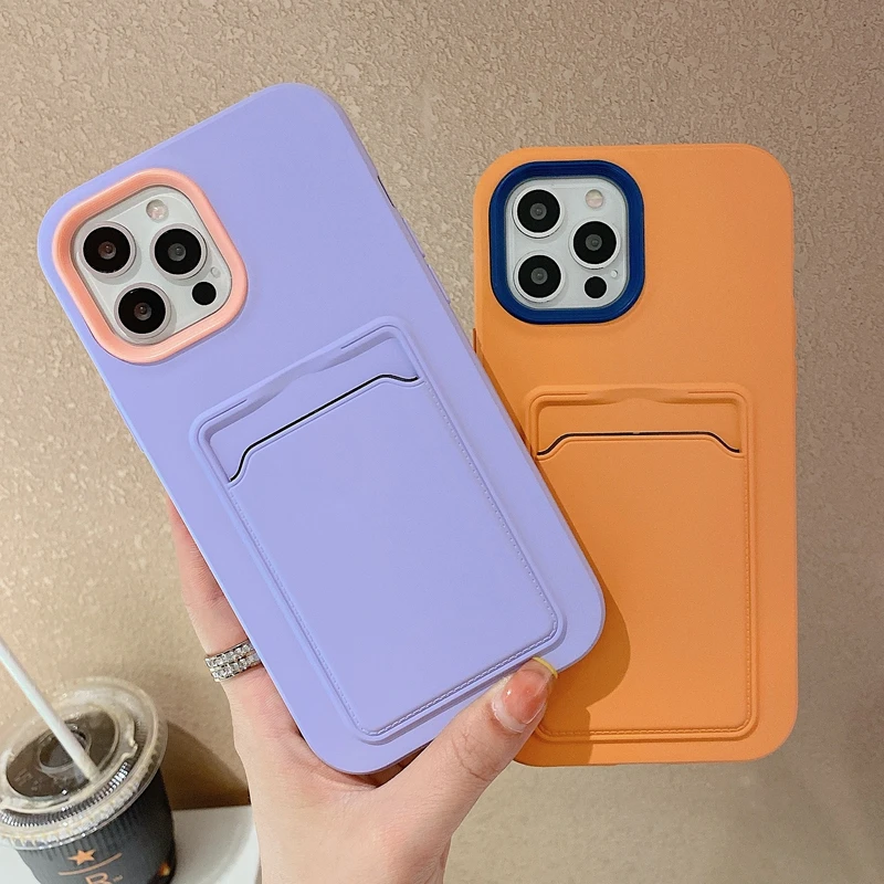 Luxury Card Bag Phone Case For iPhone 12 11 13 Pro Max XR XS Max X 7 8 Plus Mini SE 2020 Candy Color Bumper Back Cover
Luxury Card Bag Phone Case For iPhone 12 11 13 Pro Max XR XS Max X 7 8 Plus Mini SE 2020 Candy Color Bumper Back Cover