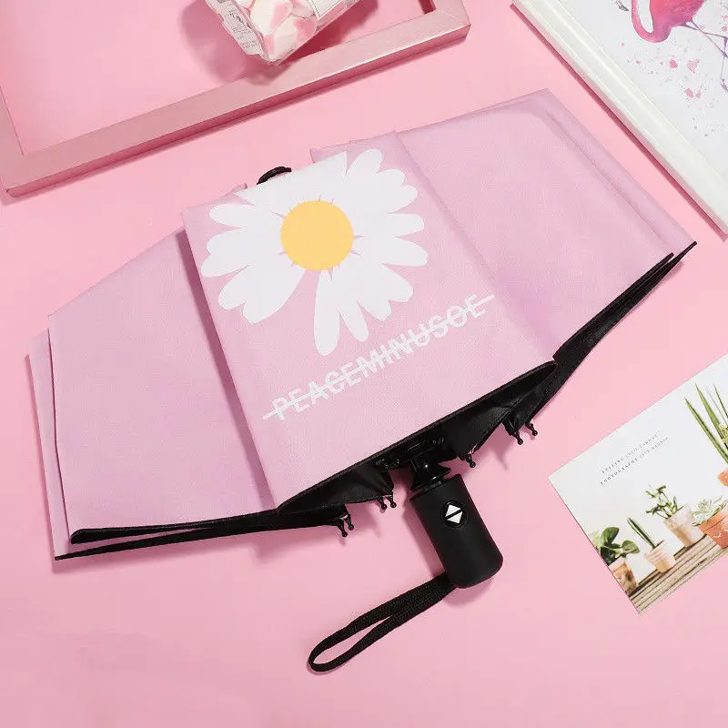 Umbrella Female Machine Automatic Umbrella Folding Female and Male Students Version of Rain and Sun Dual-purpose Sun Umbrella
Umbrella Female Machine Automatic Umbrella Folding Female and Male Students Version of Rain and Sun Dual-purpose Sun Umbrella