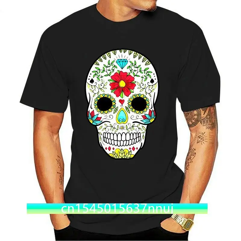 New Mexican Skull 100% Cotton T Shirt For Men Short Sleeve Tops Shirt 2021 Design Summer/Autumn Round Neck Clothing Shirt Design 
New Mexican Skull 100% Cotton T Shirt For Men Short Sleeve Tops Shirt 2021 Design Summer/Autumn Round Neck Clothing Shirt Design
