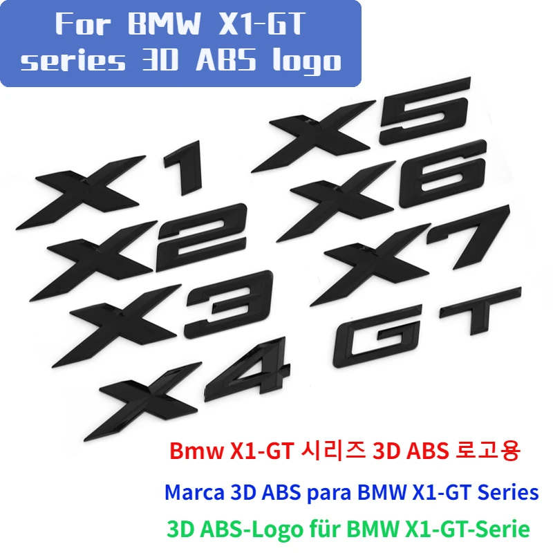 New ABS logo various styles fans 3D decorative stickers brand creative and beautiful car supplies For BMW X1-GT series logo
New ABS logo various styles fans 3D decorative stickers brand creative and beautiful car supplies For BMW X1-GT series logo