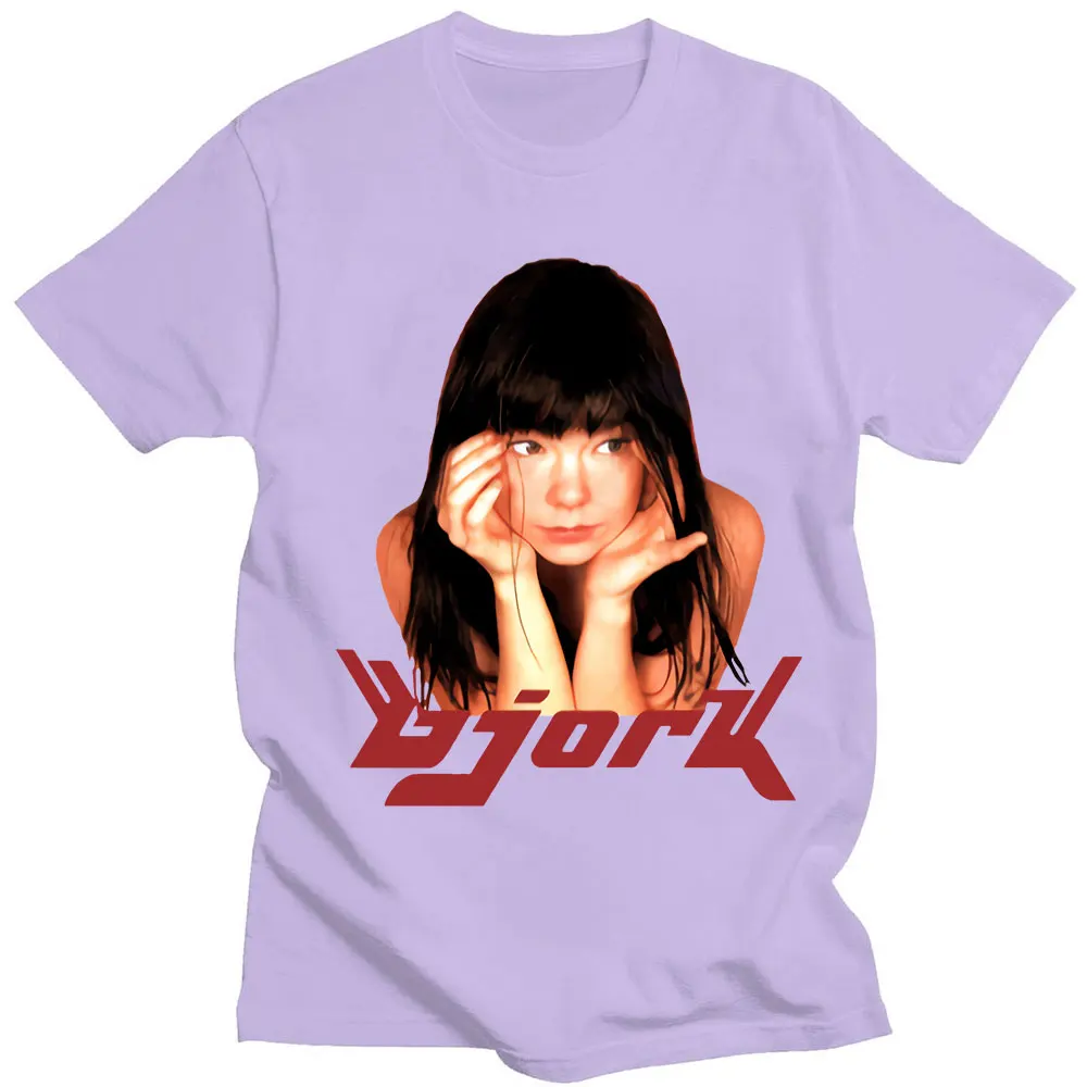 90s Singer Bjork Music Album Print T Shirt Summer Cotton Short Sleeve T-shirts Men's Women's Oversized T-shirt Tops Streetwear
90s Singer Bjork Music Album Print T Shirt Summer Cotton Short Sleeve T-shirts Men's Women's Oversized T-shirt Tops Streetwear