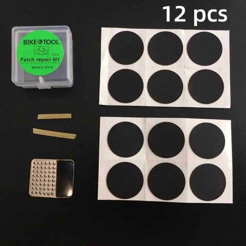 Набор для ремонта велосипедных шин, комплект инструментов для ремонта шин горного велосипеда, круглые резиновые накладки без клея, велосипедные аксессуары
Набор для ремонта велосипедных шин, комплект инструментов для ремонта шин горного велосипеда, круглые резиновые накладки без клея, велосипедные аксессуары