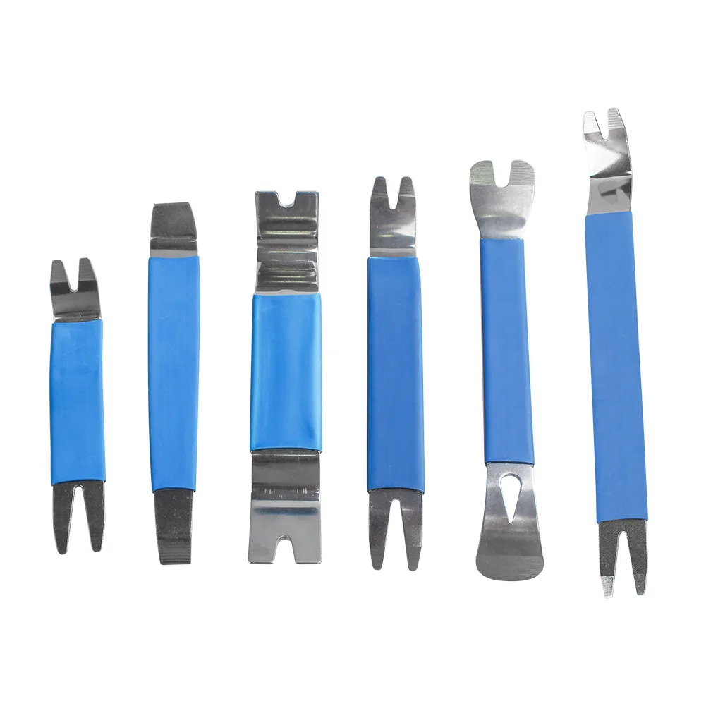 6Pcs Portable Auto Door Clip Trim Removal Tools Kits Car Dashboard Audio Radio Panel Repair Metal Removal Pry Disassembly Tool
6Pcs Portable Auto Door Clip Trim Removal Tools Kits Car Dashboard Audio Radio Panel Repair Metal Removal Pry Disassembly Tool