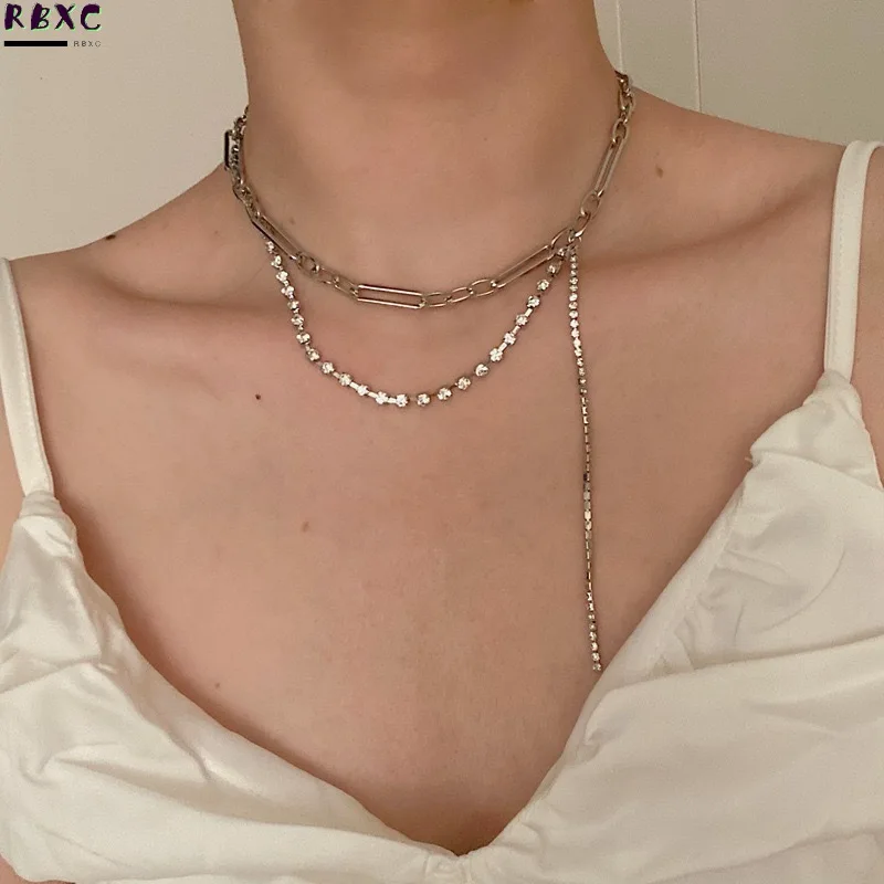 2021 New Light Luxury Niche Double-layer Zircon Necklace Female Ins Hip Hop Design Simple Temperament Collarbone Chain
2021 New Light Luxury Niche Double-layer Zircon Necklace Female Ins Hip Hop Design Simple Temperament Collarbone Chain