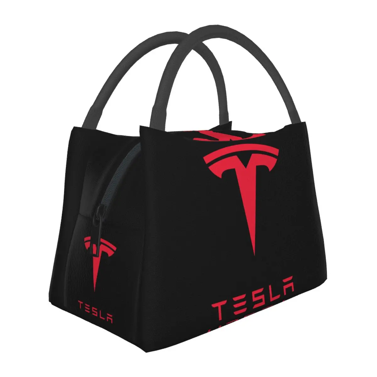 Tesla Red Logo Lunch Bags Accessories Portable Insulated Oxford Cooler Thermal Picnic Tote
Tesla Red Logo Lunch Bags Accessories Portable Insulated Oxford Cooler Thermal Picnic Tote