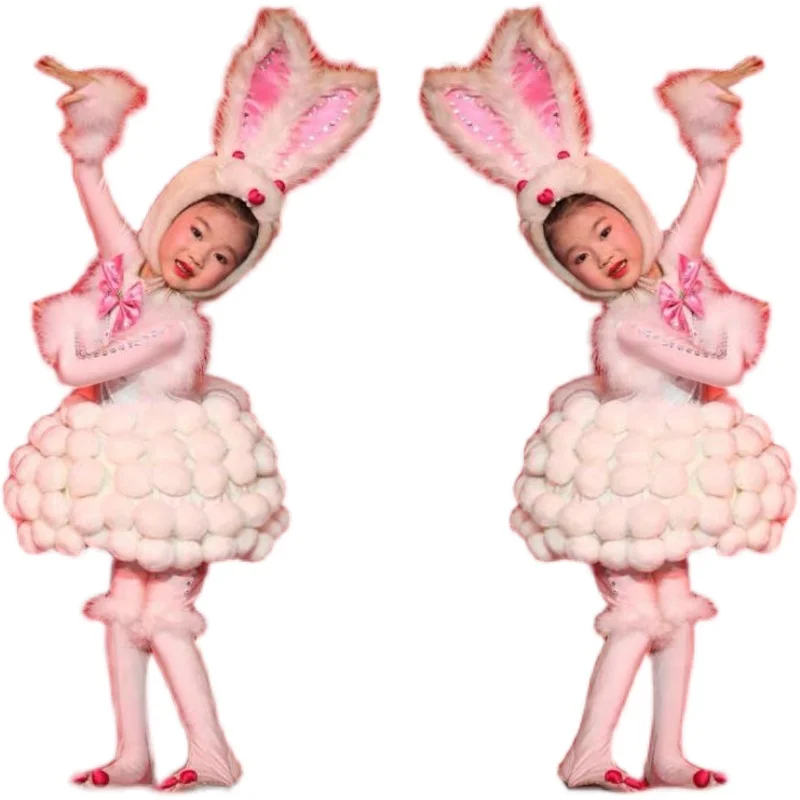 Children Bunny Halloween Costume for Kids Dancing Dress for Girls White Rabbit Dance Costumes
Children Bunny Halloween Costume for Kids Dancing Dress for Girls White Rabbit Dance Costumes