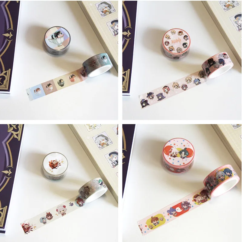 Anime Genshin Impact Anime Character Tape Lumine Lumine Amberkamisato Ayaka Paper Tape Anime Stationery Peripherals
Anime Genshin Impact Anime Character Tape Lumine Lumine Amberkamisato Ayaka Paper Tape Anime Stationery Peripherals