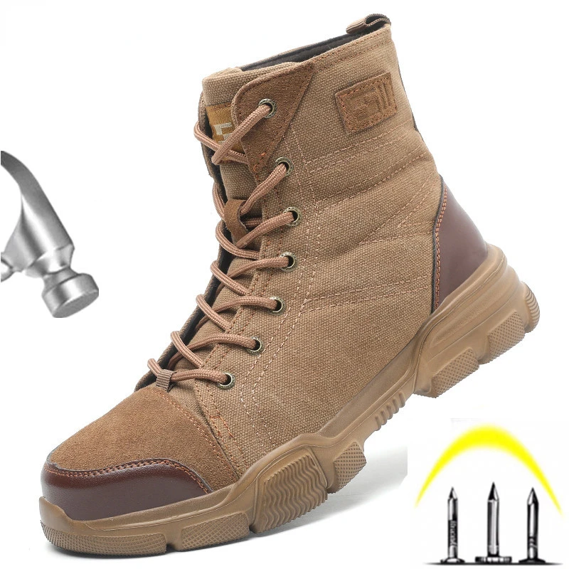 New Safety Shoes Boots Men Military Boots Outdoor Work Boots Steel Toe Shoes Plus Velvet Winter Boots Puncture-Proof Boots Men
New Safety Shoes Boots Men Military Boots Outdoor Work Boots Steel Toe Shoes Plus Velvet Winter Boots Puncture-Proof Boots Men