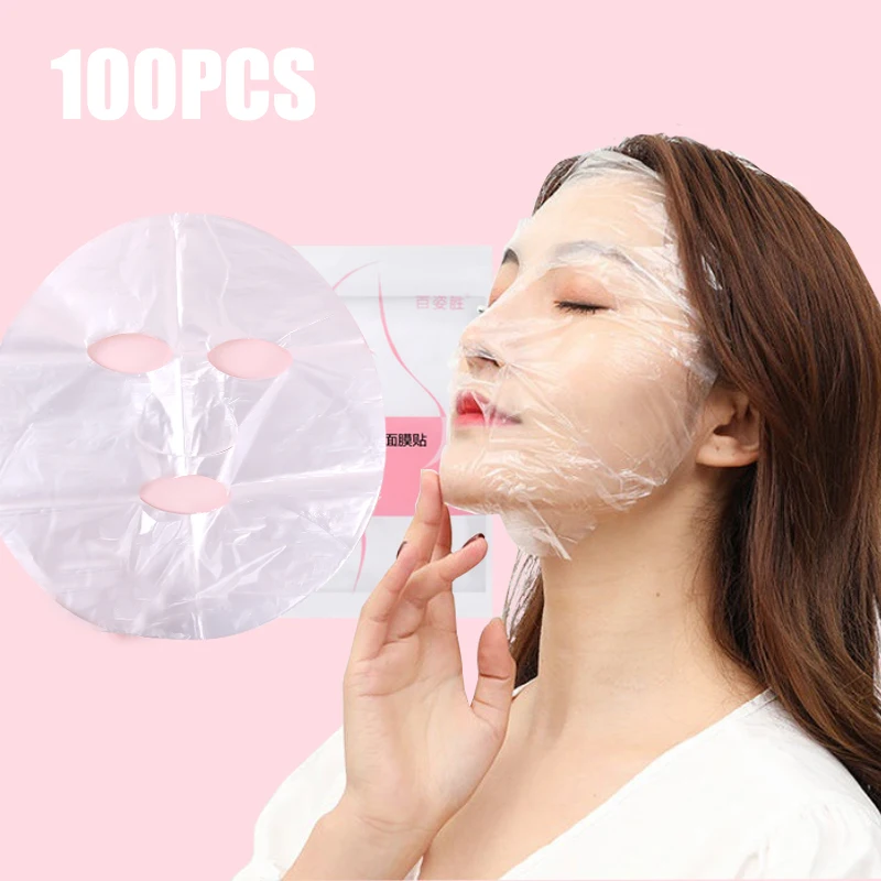 Disposable Face Plastic Film Full Face Cleaner Mask Paper Breathable Non-toxic Face Moisturizing Wrap Mask Beauty Skin Care Tool
Disposable Face Plastic Film Full Face Cleaner Mask Paper Breathable Non-toxic Face Moisturizing Wrap Mask Beauty Skin Care Tool