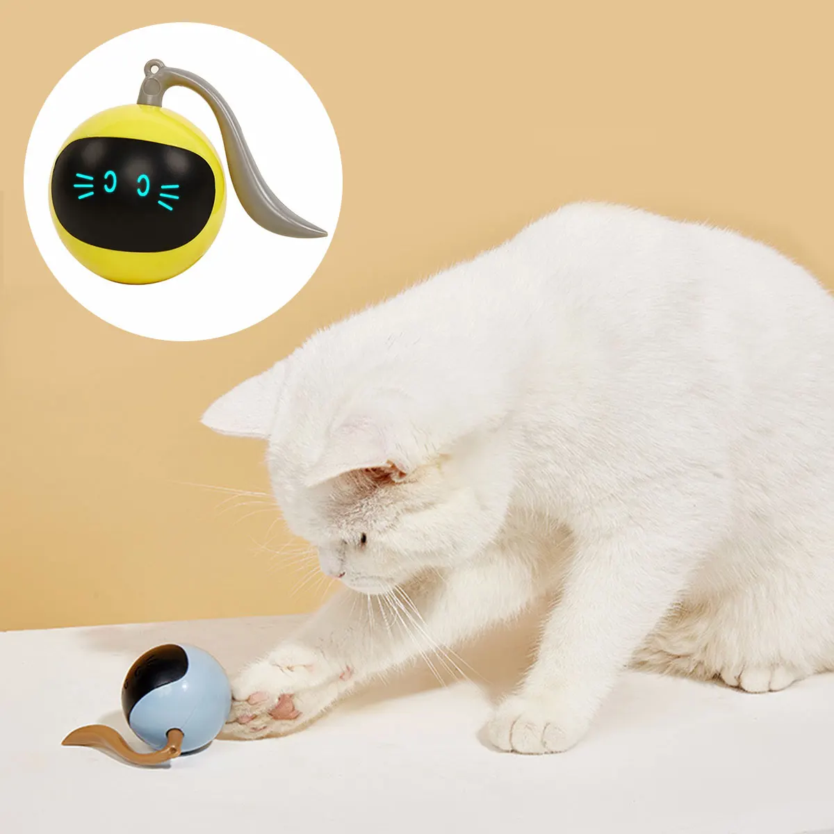Pet Cat Automatic Ball Toys Interactive Electric Rolling Jumping Ball USB Rechargeable Self RotatingTeaser Selfplay Exercise Toy
Pet Cat Automatic Ball Toys Interactive Electric Rolling Jumping Ball USB Rechargeable Self RotatingTeaser Selfplay Exercise Toy
