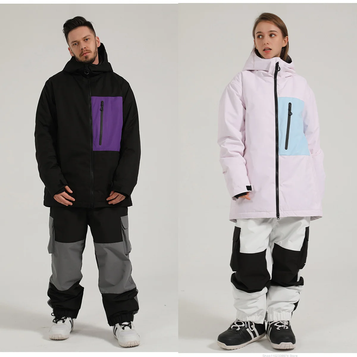 Winter Vrouwen Mannen Sneeuw Pakken Jas Broek Set Skiën Snowboarden Buitensporten Windjack Broek Winddicht Waterdicht Slijtage
Winter Vrouwen Mannen Sneeuw Pakken Jas Broek Set Skiën Snowboarden Buitensporten Windjack Broek Winddicht Waterdicht Slijtage