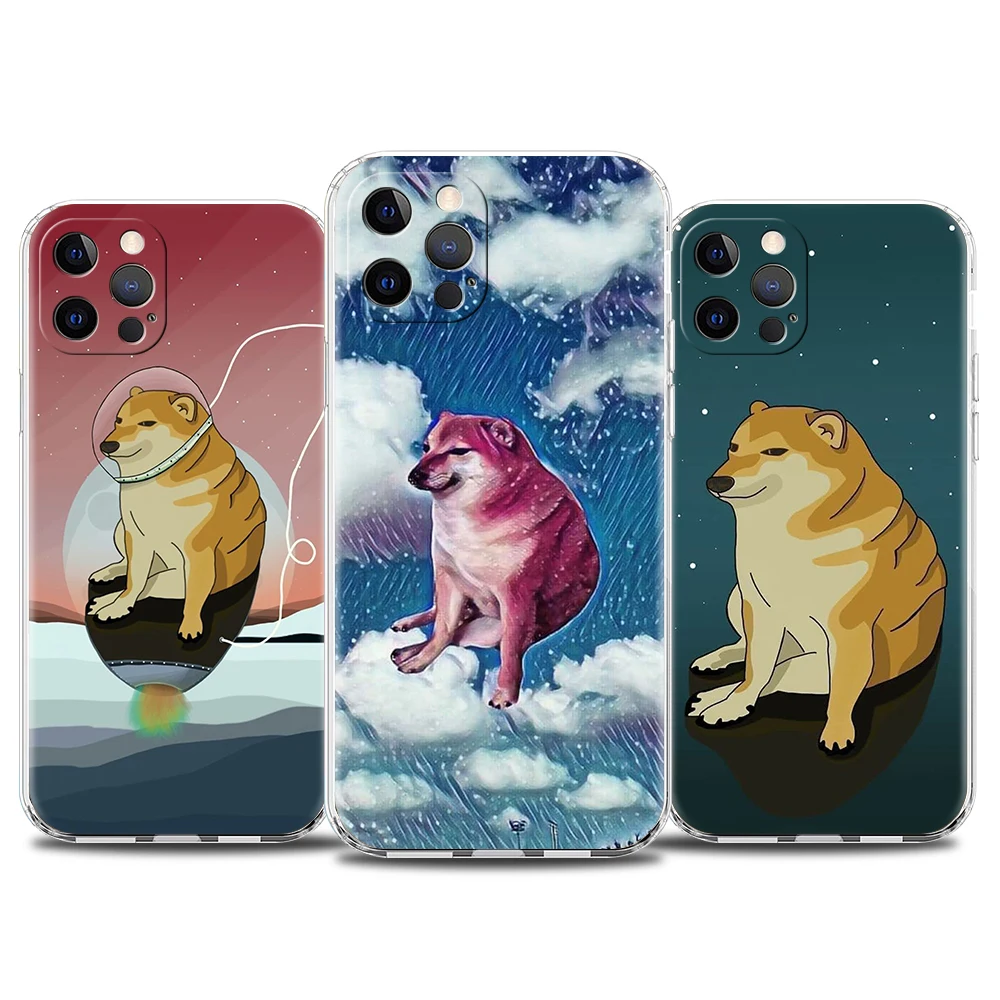 Cheems Doge Transparent Soft TPU Phone Case Cover For iPhone 13 12 11 Pro Max 8 7 Plus X XS Max XR SE 2020 Luxury Shell Fundas
Cheems Doge Transparent Soft TPU Phone Case Cover For iPhone 13 12 11 Pro Max 8 7 Plus X XS Max XR SE 2020 Luxury Shell Fundas