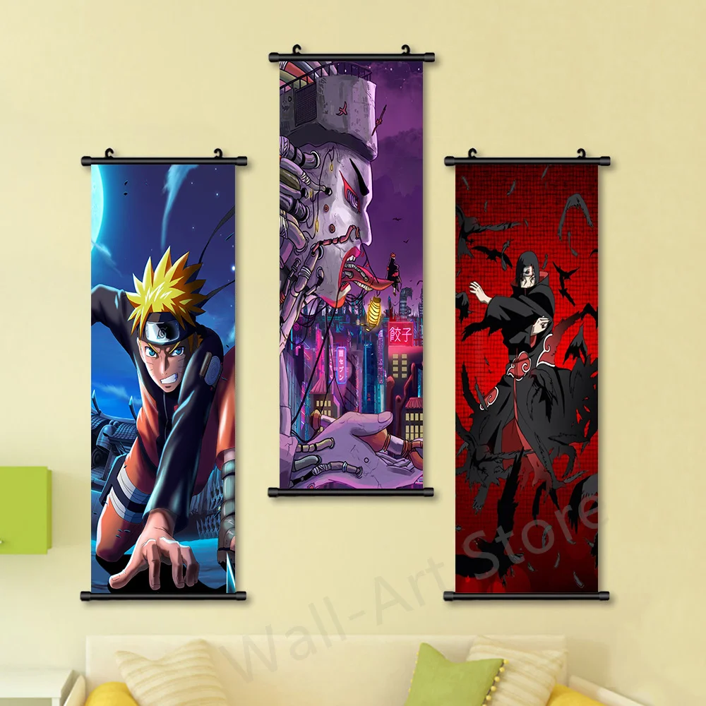 Naruto Anime Print Scrolls Canvas Poster Wall Art Home Decor Painting Sasuke Itachi Uzumaki Hanging Picture for Living Room Gift
Naruto Anime Print Scrolls Canvas Poster Wall Art Home Decor Painting Sasuke Itachi Uzumaki Hanging Picture for Living Room Gift