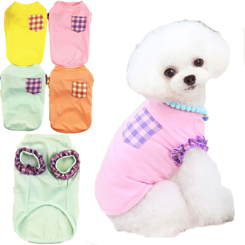 Pet Dog Vest Shirt Summer Dog Clothes Lace Short Sleeve Hoodies Puppy Cat Tshirt Dog Clothing Pet Shirt For Small Dogs Chihuahua
Pet Dog Vest Shirt Summer Dog Clothes Lace Short Sleeve Hoodies Puppy Cat Tshirt Dog Clothing Pet Shirt For Small Dogs Chihuahua