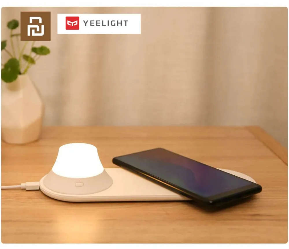 Беспроводное зарядное устройство Xiaomi Yeelight со светодиодной подсветкой, магнитное притяжение, быстрая зарядка для телефонов Iphone, Samsung, Huawei, ...
Беспроводное зарядное устройство Xiaomi Yeelight со светодиодной подсветкой, магнитное притяжение, быстрая зарядка для телефонов Iphone, Samsung, Huawei, ...