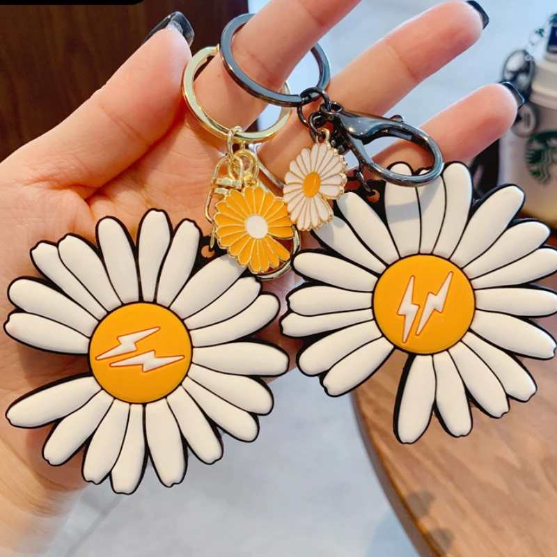 Ins Japan South Korea Daisy Keychain Pendant Men's Tide Personality Car Keychain Couple Bags Ornaments Wholesale Keychain Ring
Ins Japan South Korea Daisy Keychain Pendant Men's Tide Personality Car Keychain Couple Bags Ornaments Wholesale Keychain Ring
