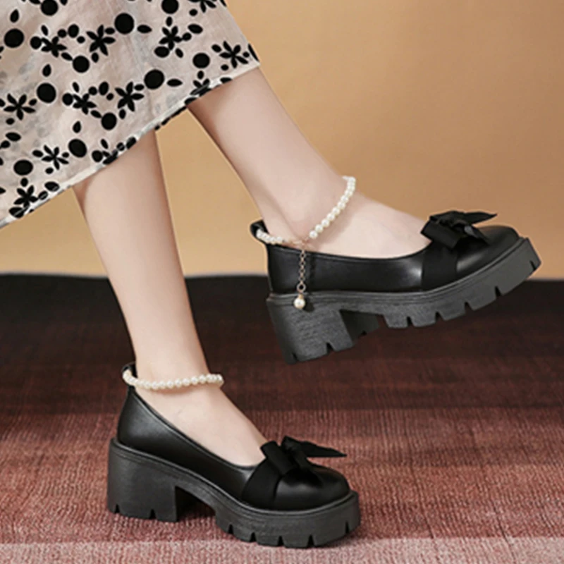 Lolita Shoes Women Japanese Style Mary Jane Shoes Women Vintage Shallow High Heels Chunky Platform Shoes Cosplay Female Sandals
Lolita Shoes Women Japanese Style Mary Jane Shoes Women Vintage Shallow High Heels Chunky Platform Shoes Cosplay Female Sandals