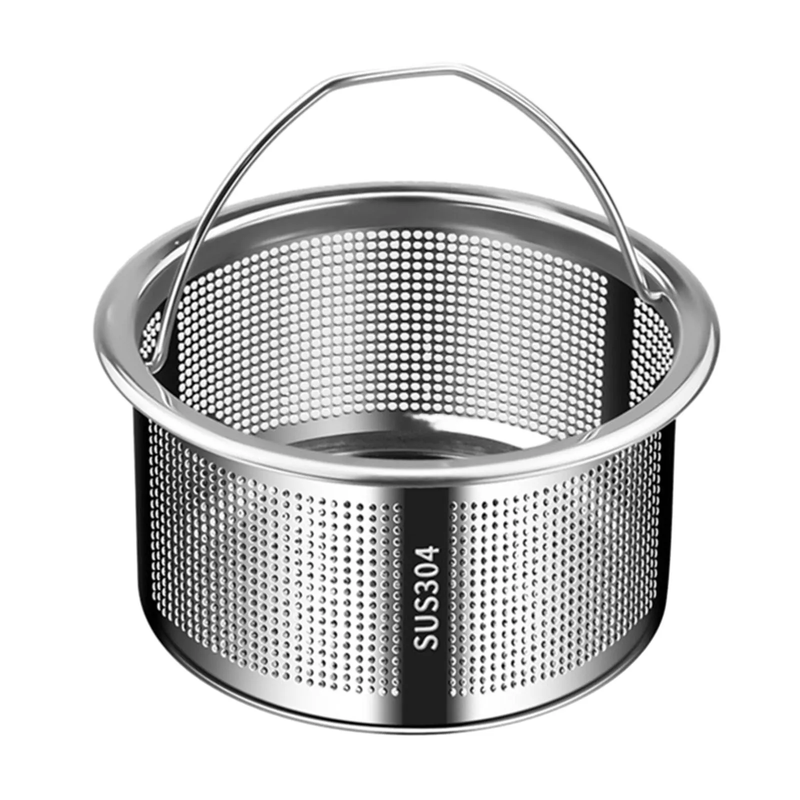 Kitchen Sink Strainer Plug Dense Hole Water Basin Sink Drain Filter Basket With Handle Draine Accessories 304 Stainless Steel
Kitchen Sink Strainer Plug Dense Hole Water Basin Sink Drain Filter Basket With Handle Draine Accessories 304 Stainless Steel