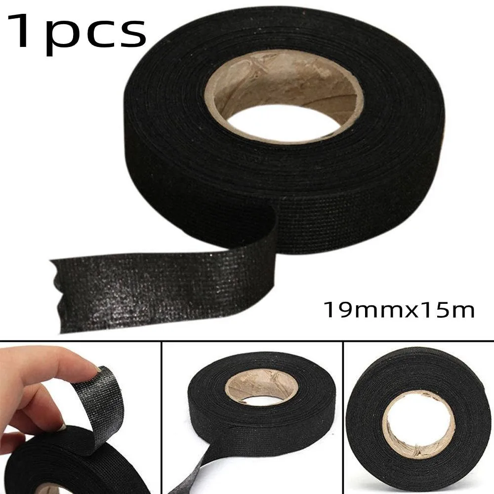 1pcs 19mm X 15M Heat-resistant Wiring Harness Tape Looms Wiring Harness Cloth Fabric Tape Adhesive Cable Protection
1pcs 19mm X 15M Heat-resistant Wiring Harness Tape Looms Wiring Harness Cloth Fabric Tape Adhesive Cable Protection